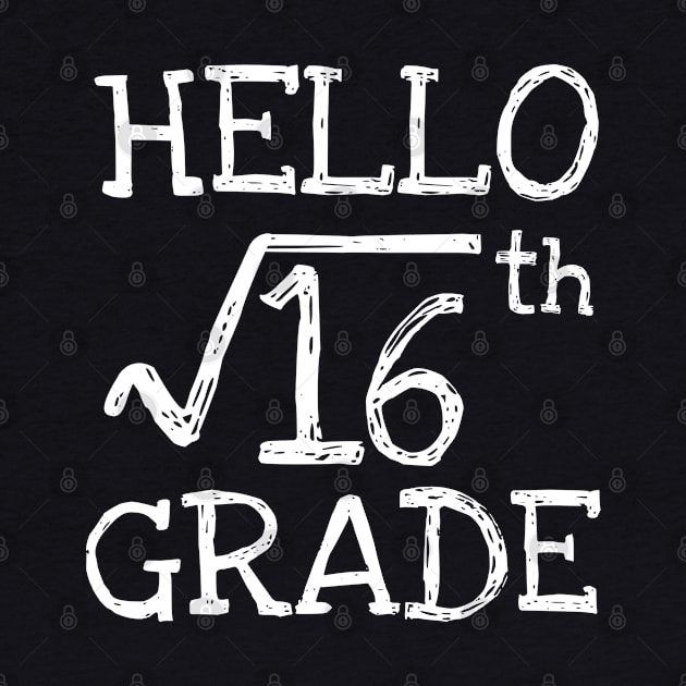 Hello 4th grade Square Root of 16 math Teacher by Daimon